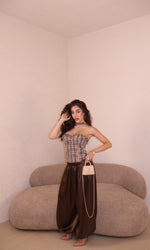 Pantaloni Alan Raso choco