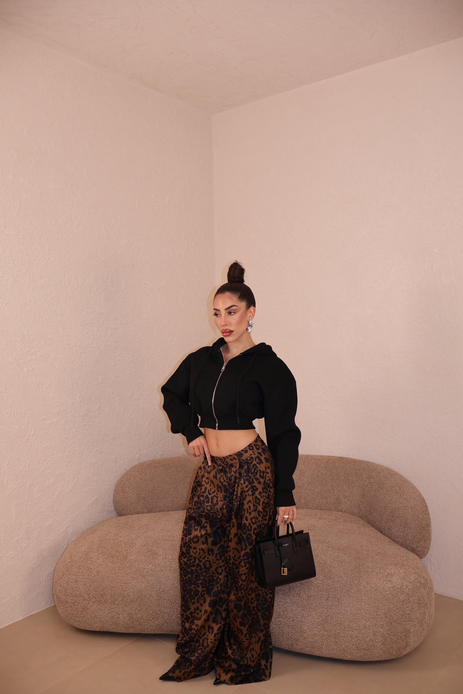 Pantaloni Soft maculati