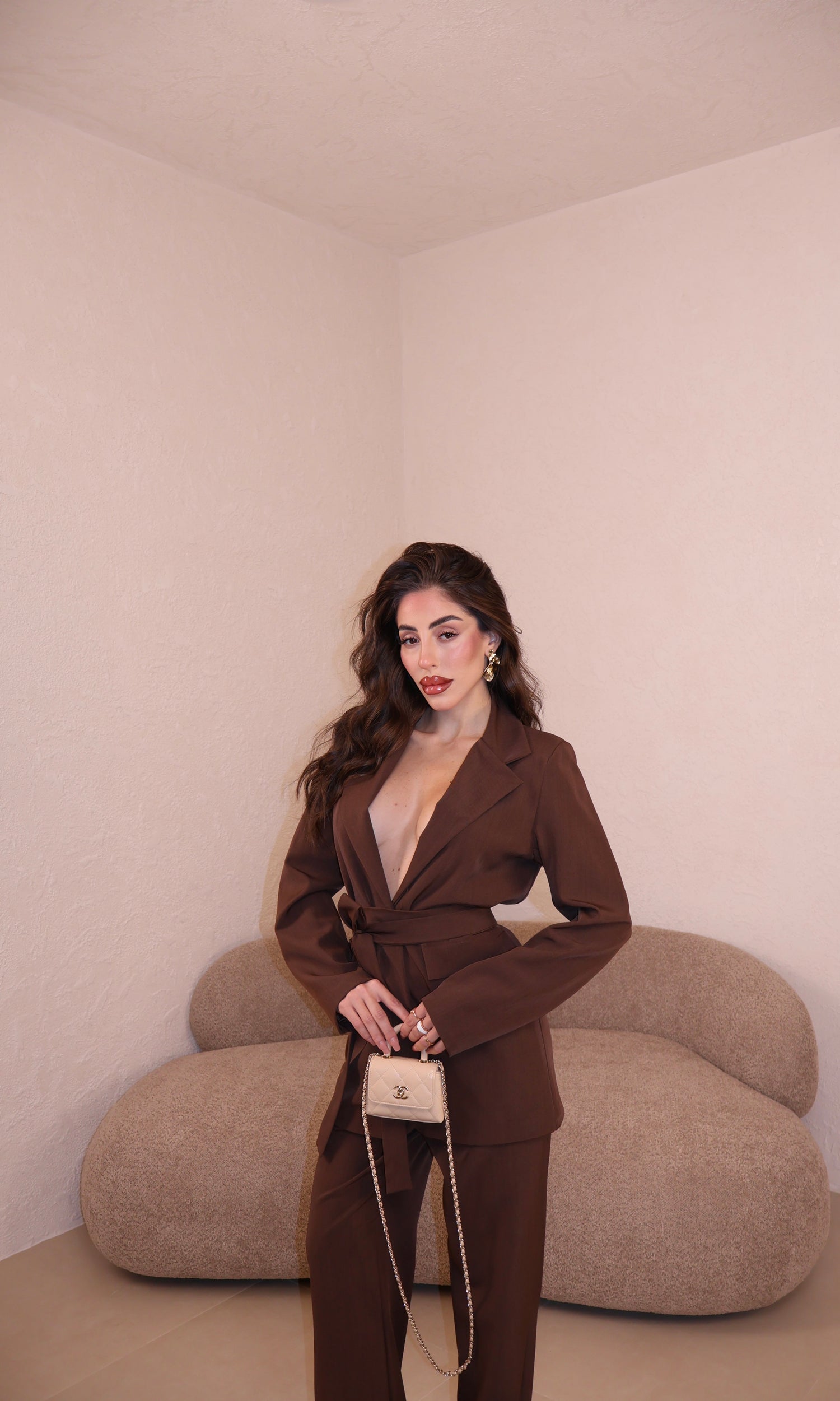 Tailleur Angelina cioccolato