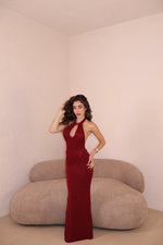 Abito Fox bordeaux
