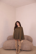 Maglia Over Size military