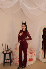 Jumpsuit Megan bordeaux