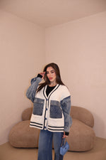 Cardigan Wool Denim