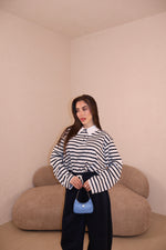 Polo Righe BLUE/GREY