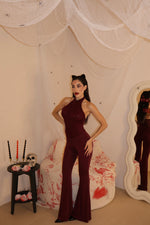 Jumpsuit Karoline bordeaux