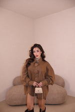Camicia Maison camel