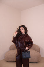 Bomber Oksana bordeaux