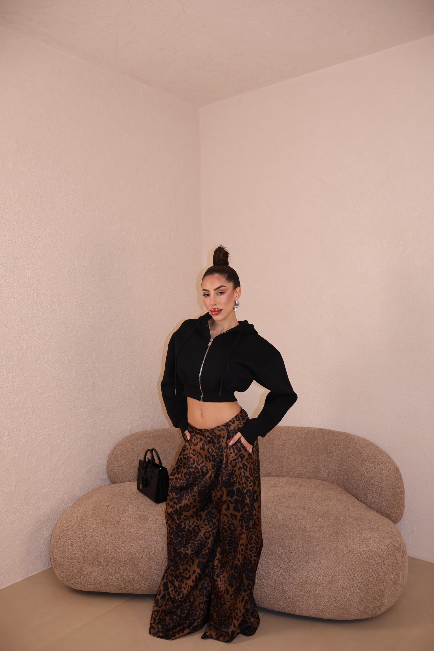 Pantaloni Soft maculati