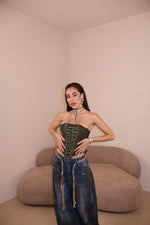 Corset Stringhe military