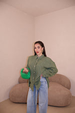 Camicia Flannel verde