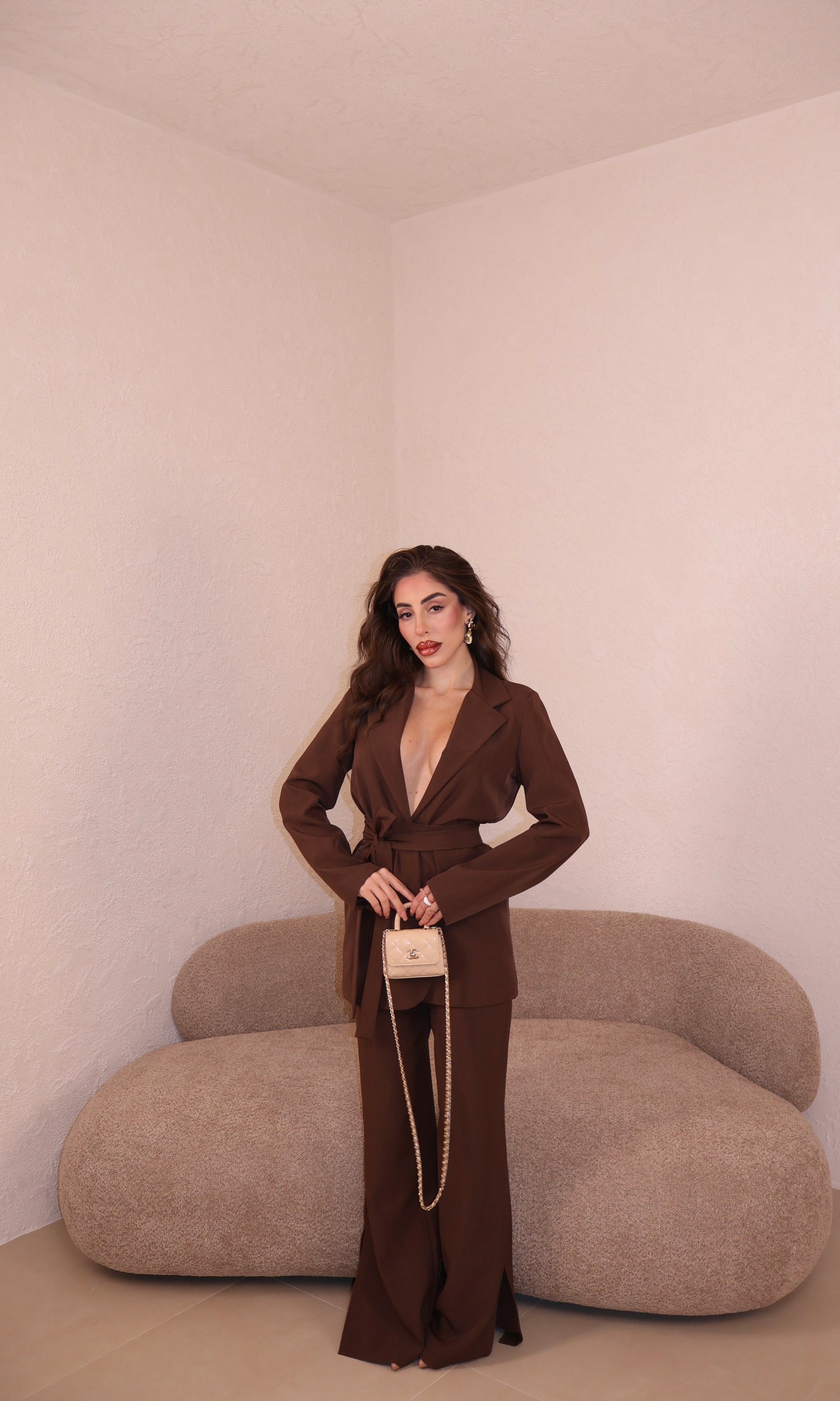 Tailleur Angelina cioccolato