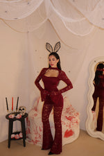Jumpsuit Helena bordeaux