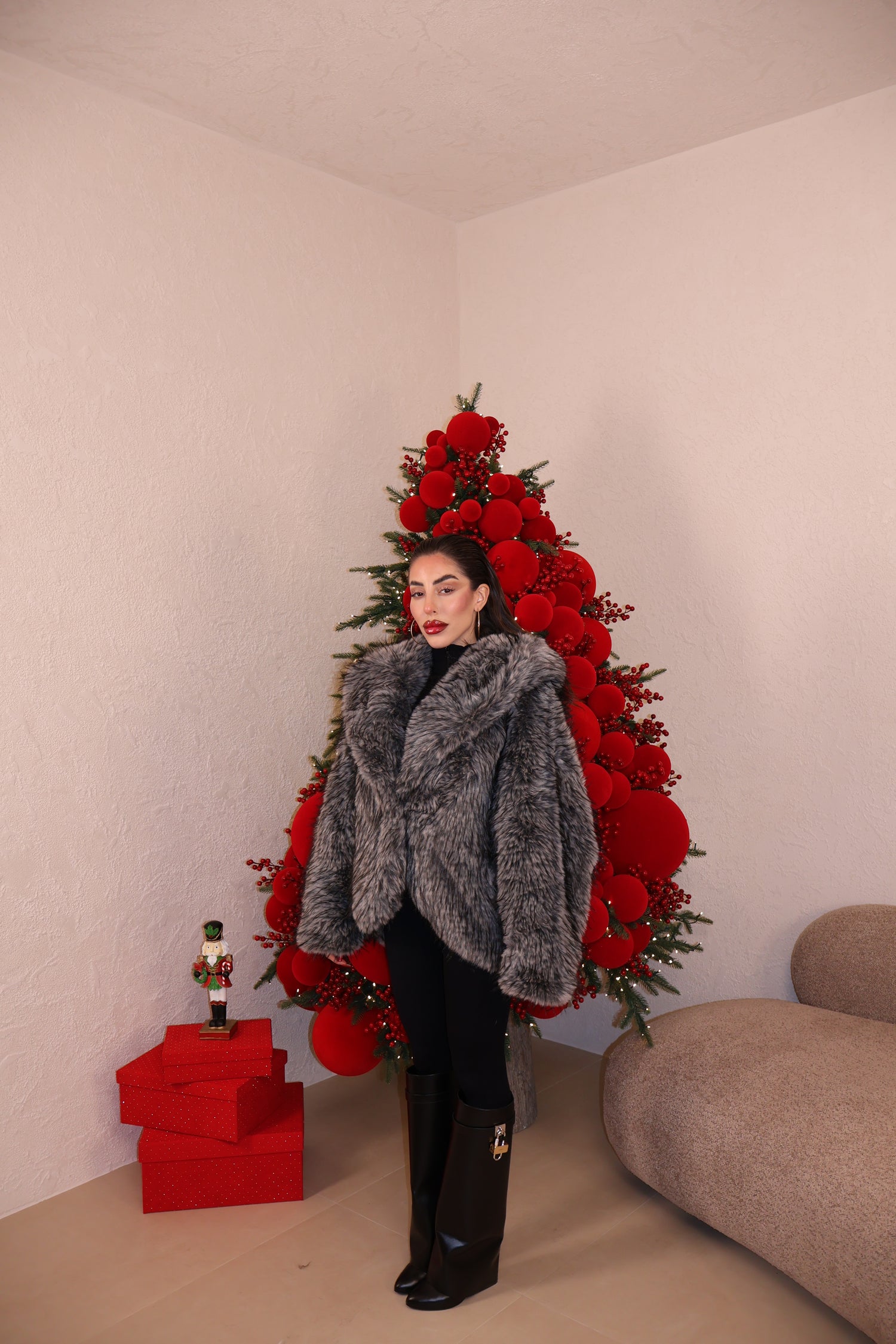 Pelliccia Courmayeur grey