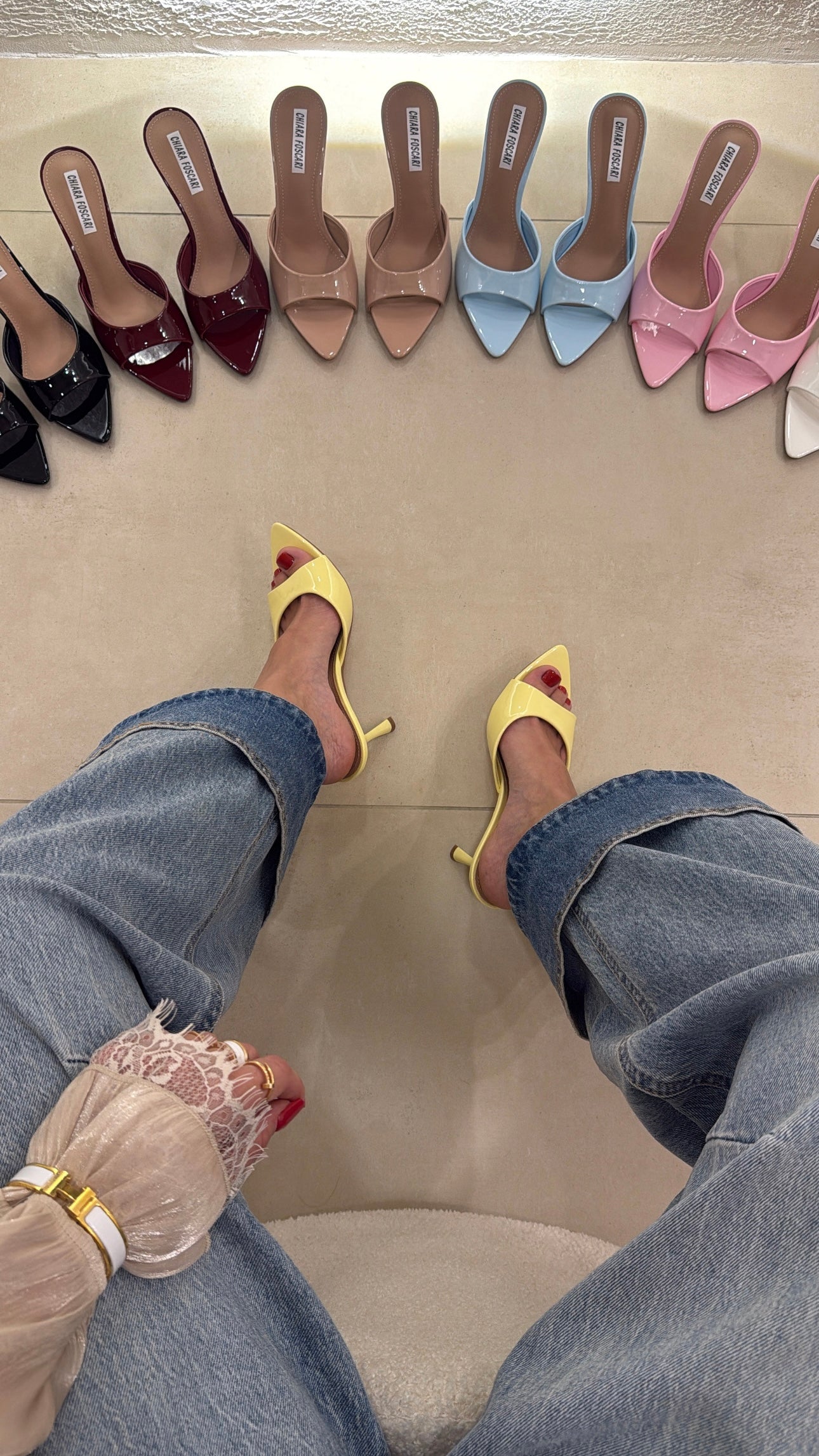 Mules Nina jaune