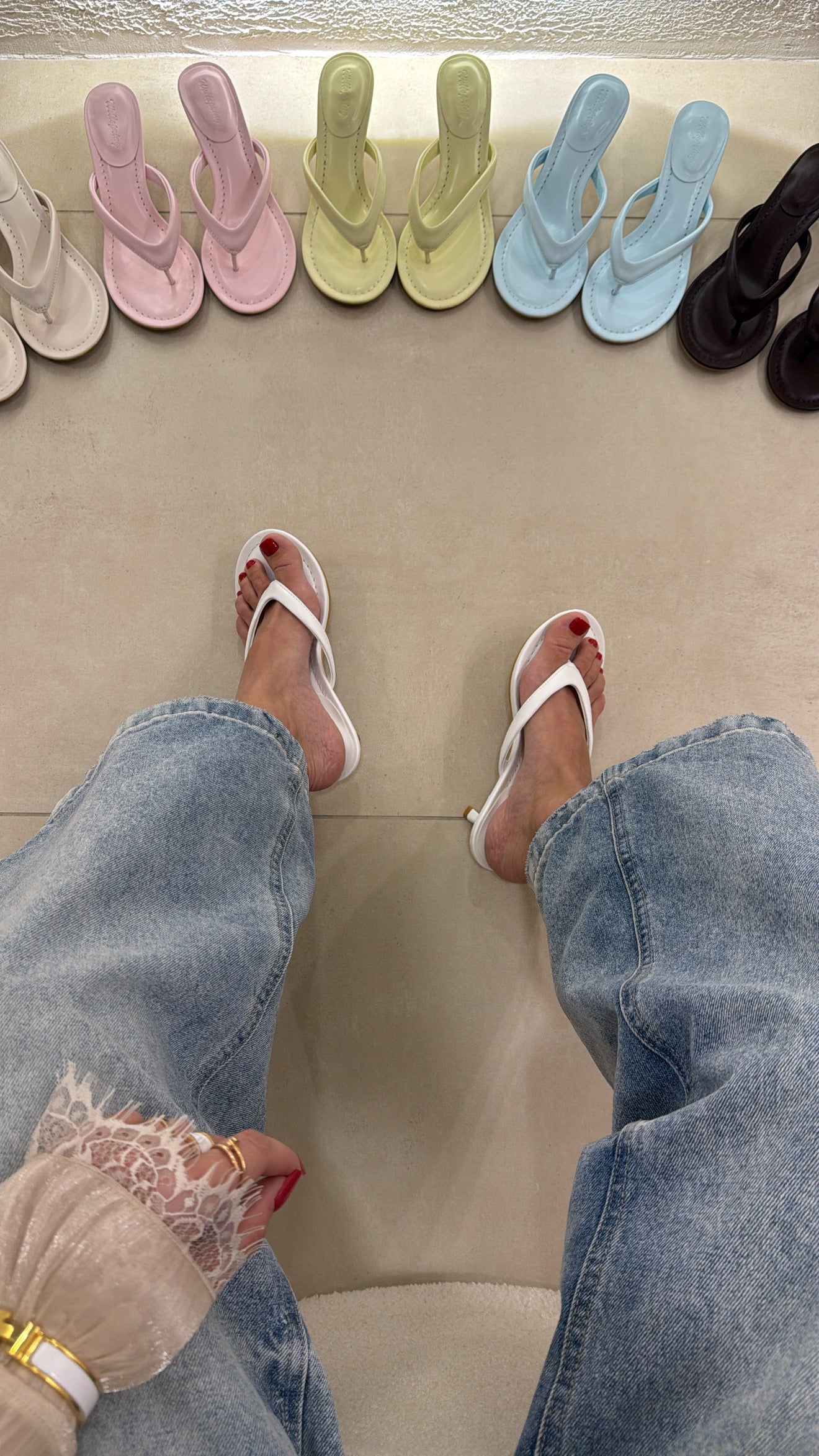 Infradito Kylie white