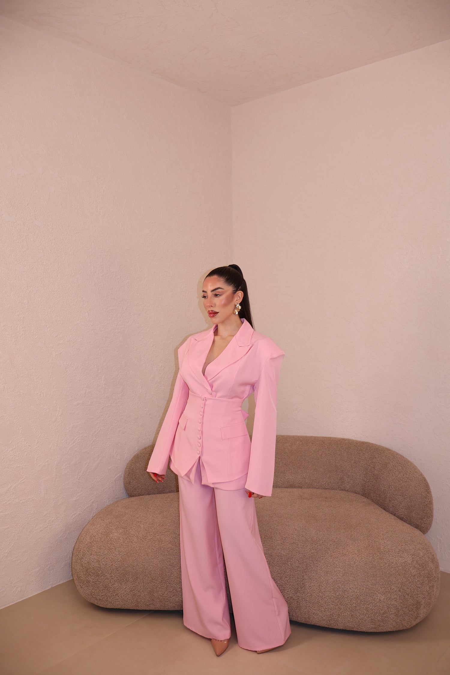 PRE-ORDER Tailleur Bustier rosa