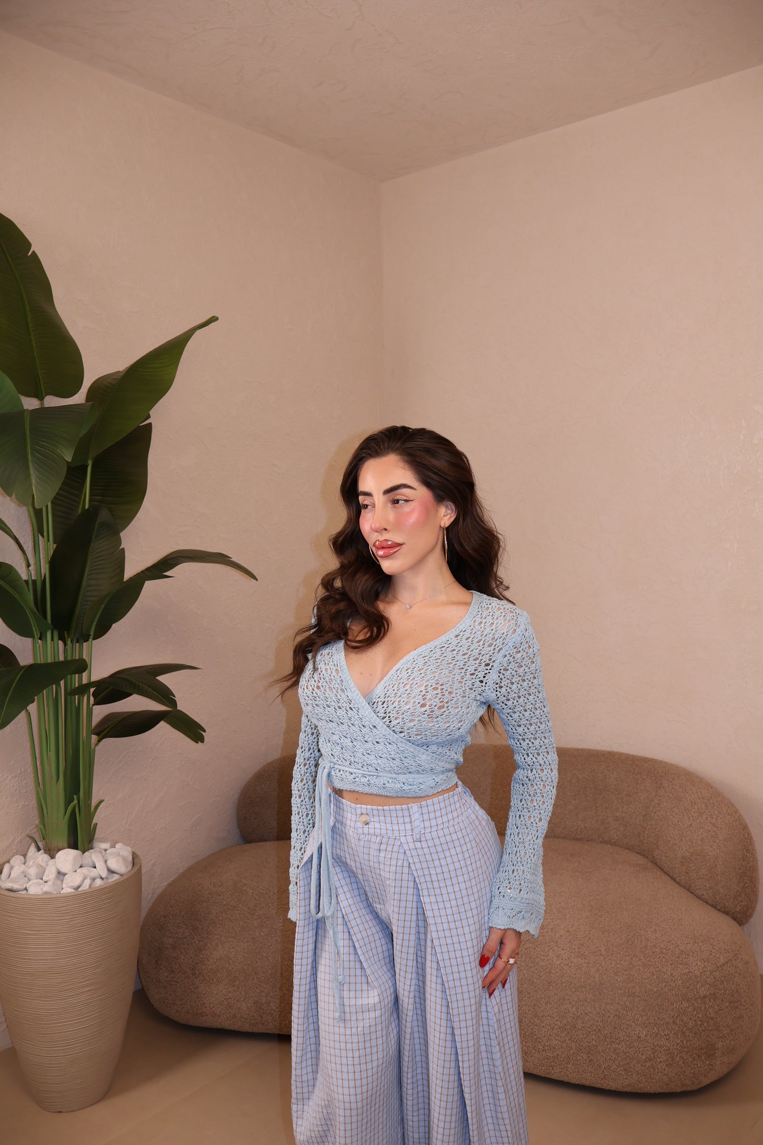 Incrociatina Crochet celeste