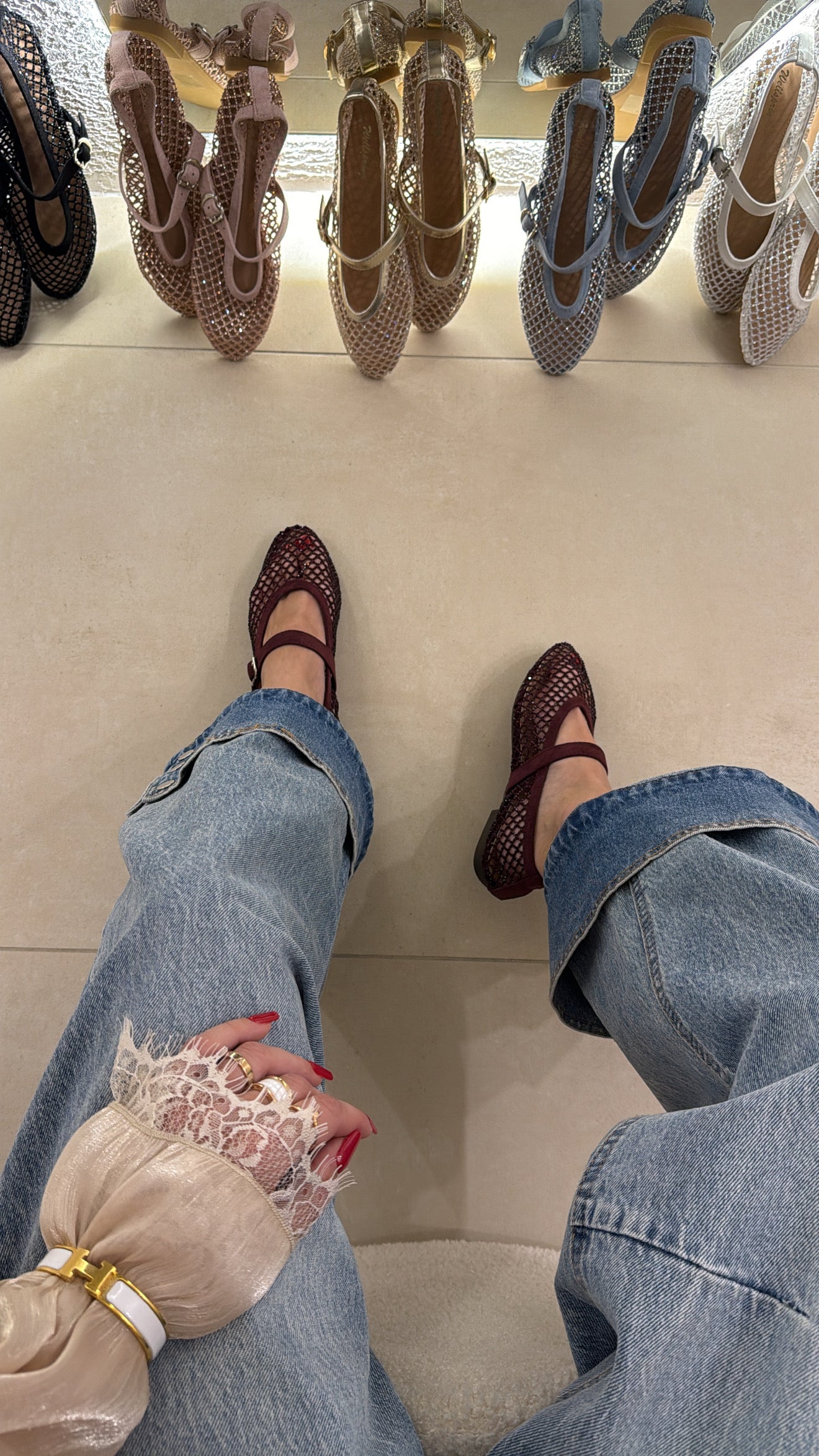 Ballet Flats bordeaux