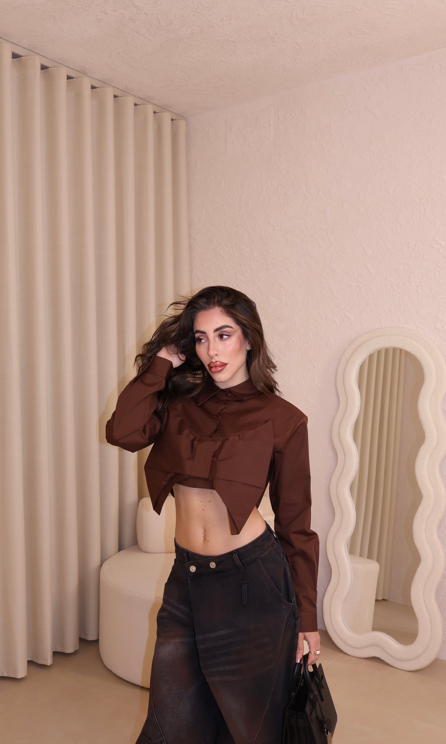 Camicia Fiocco choco