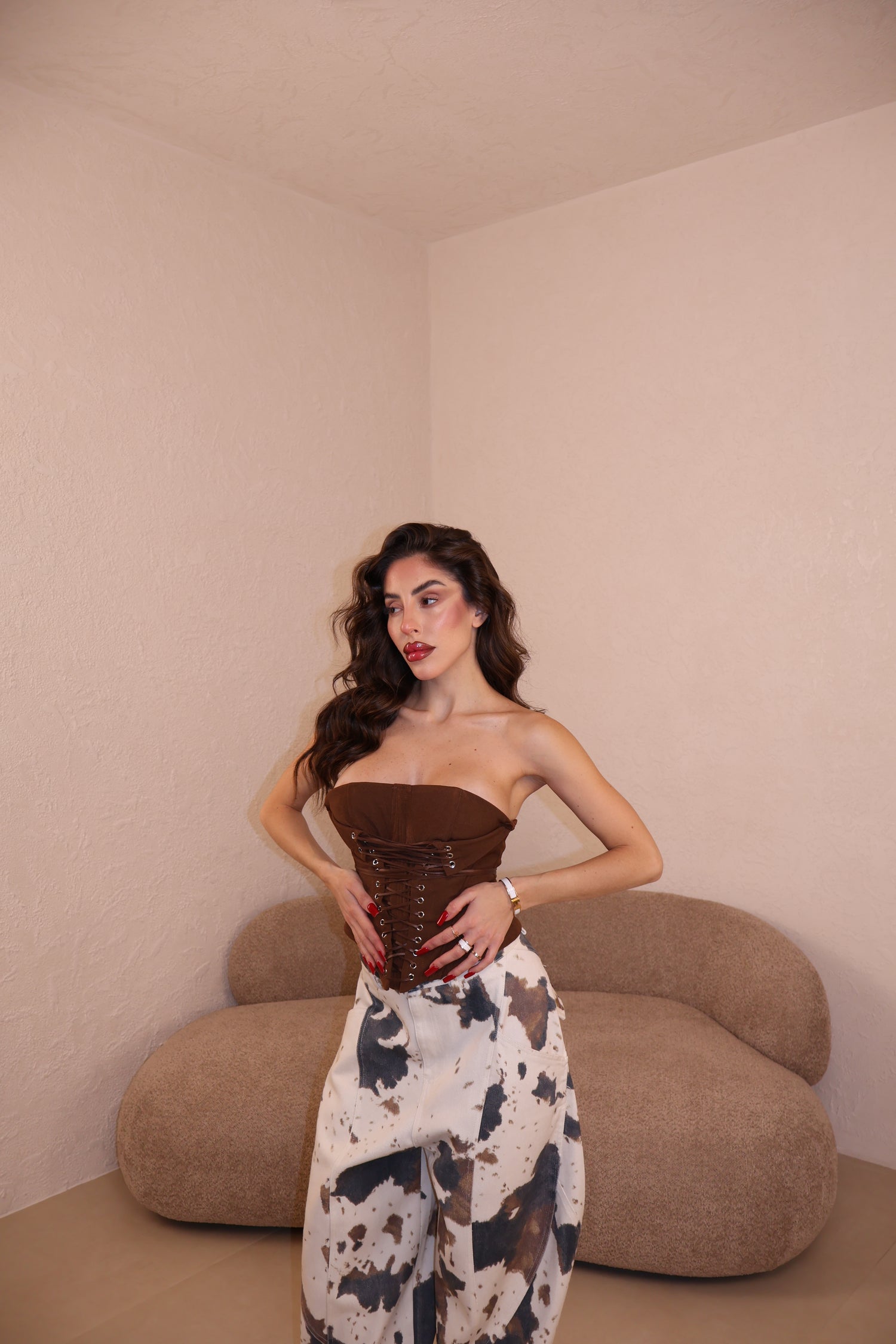 Corset Strings choco