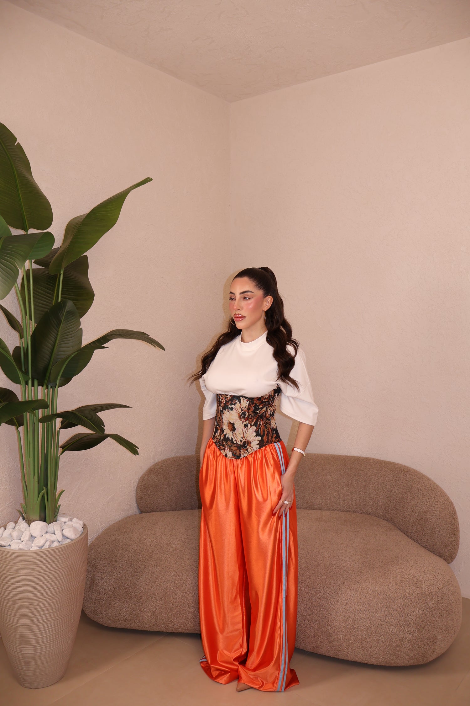 Pantatuta Satin orange