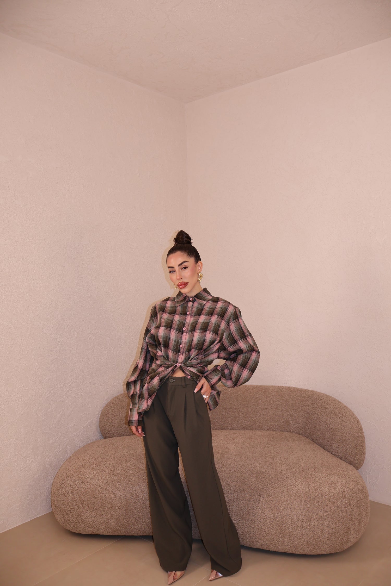 Pantaloni Alma MILITARY