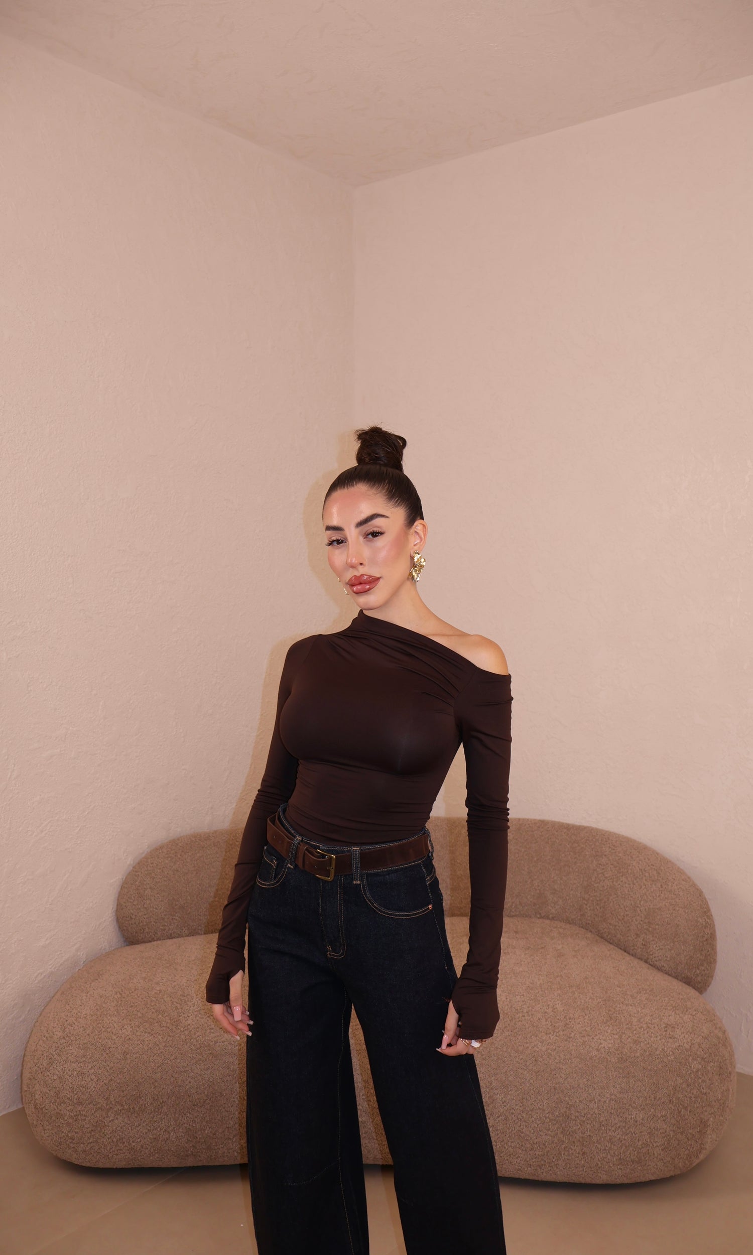 Maglia Kim cioccolato