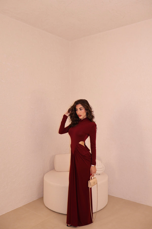 Abito Siren bordeaux