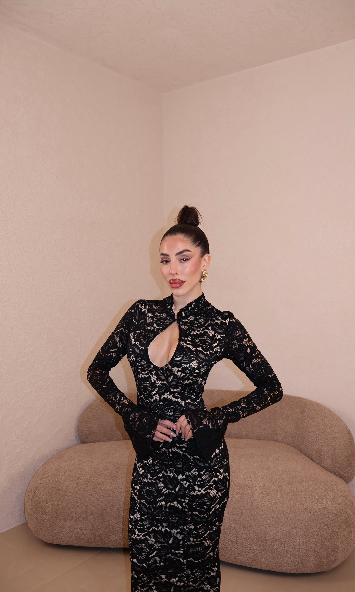 Abiti Megan lungo black