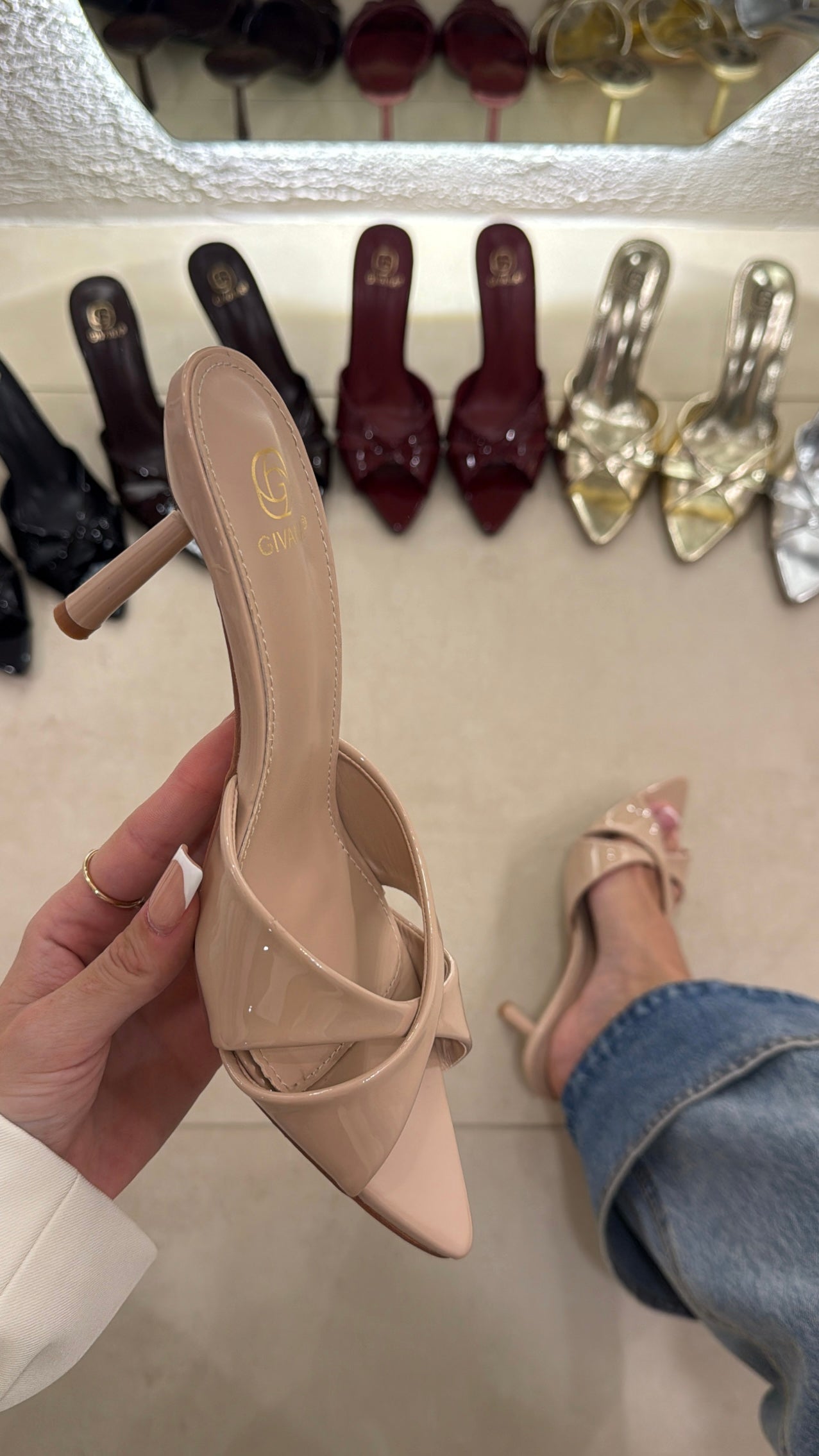 Mules Femme cipria