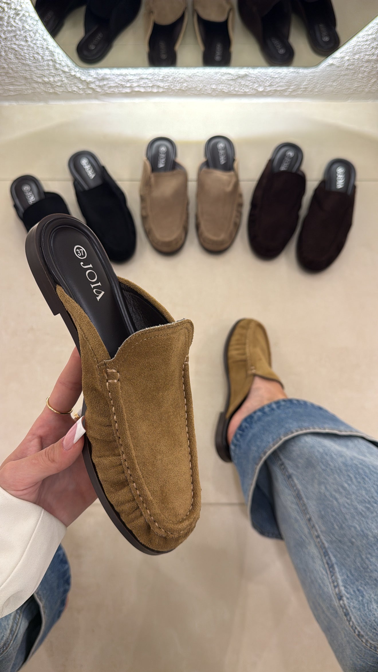 Sabot Suede camel