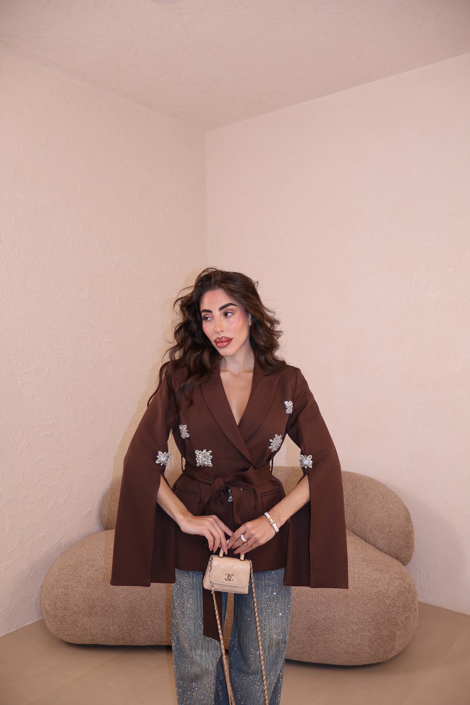 Blazer Jewels choco