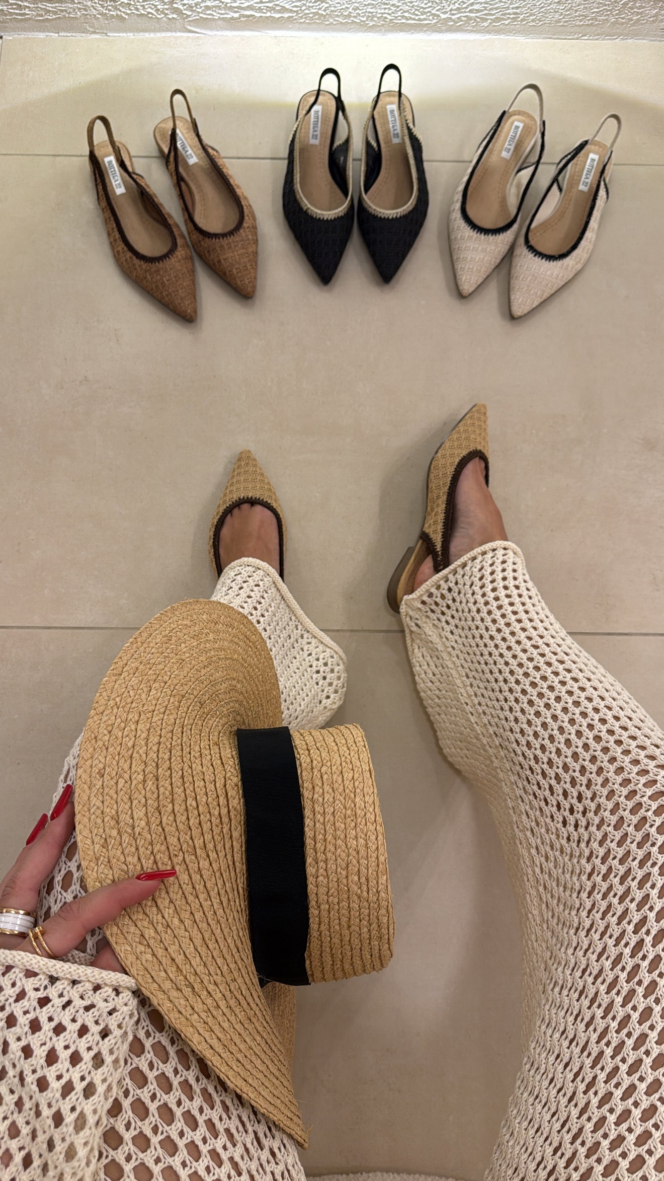 Ballet Rafia khaki