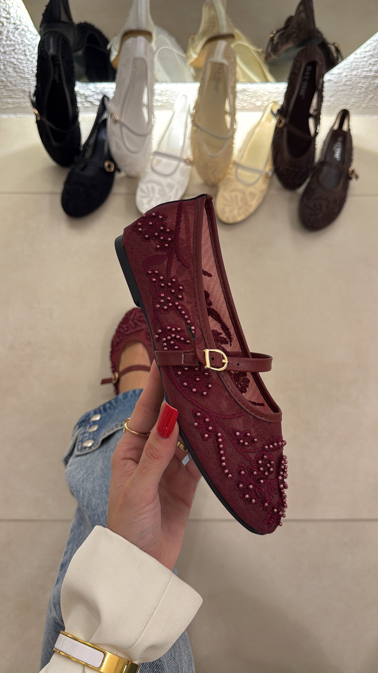Ballet Pearl bordeaux