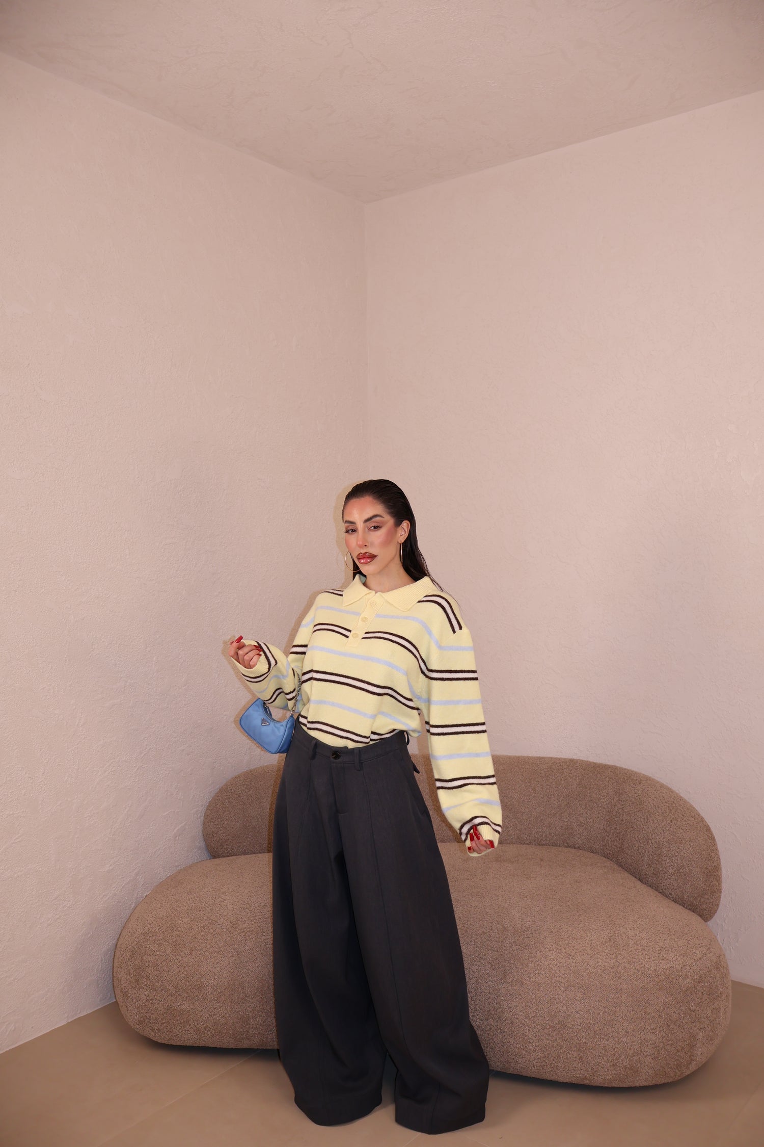 Pantaloni Balloon Felpati grey