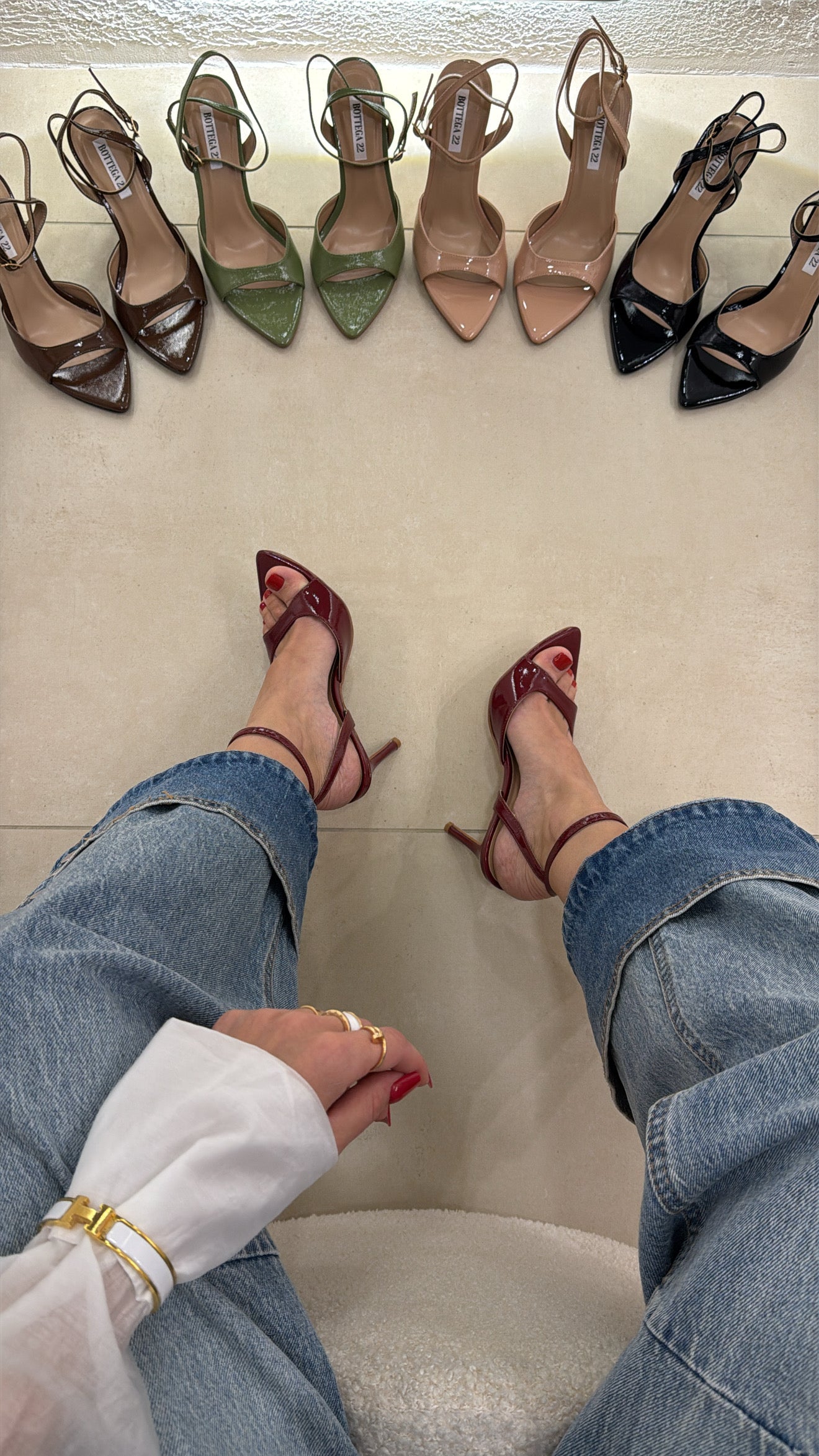 Sandali Kiara bordeaux