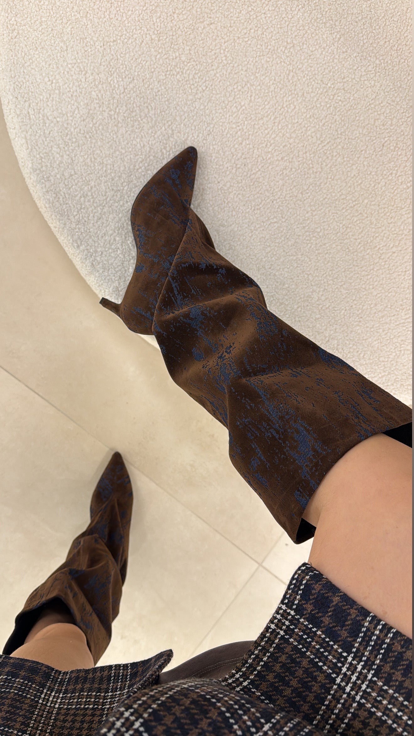 Stivali Chenille choco