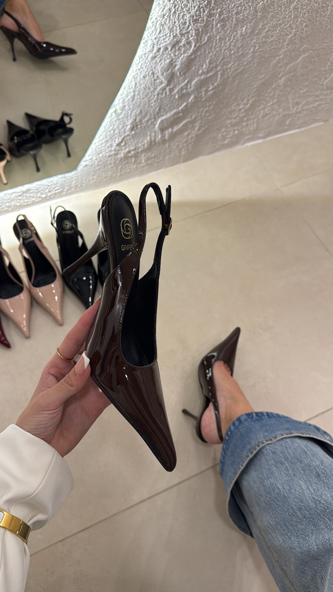 Décolleté Pumps choco