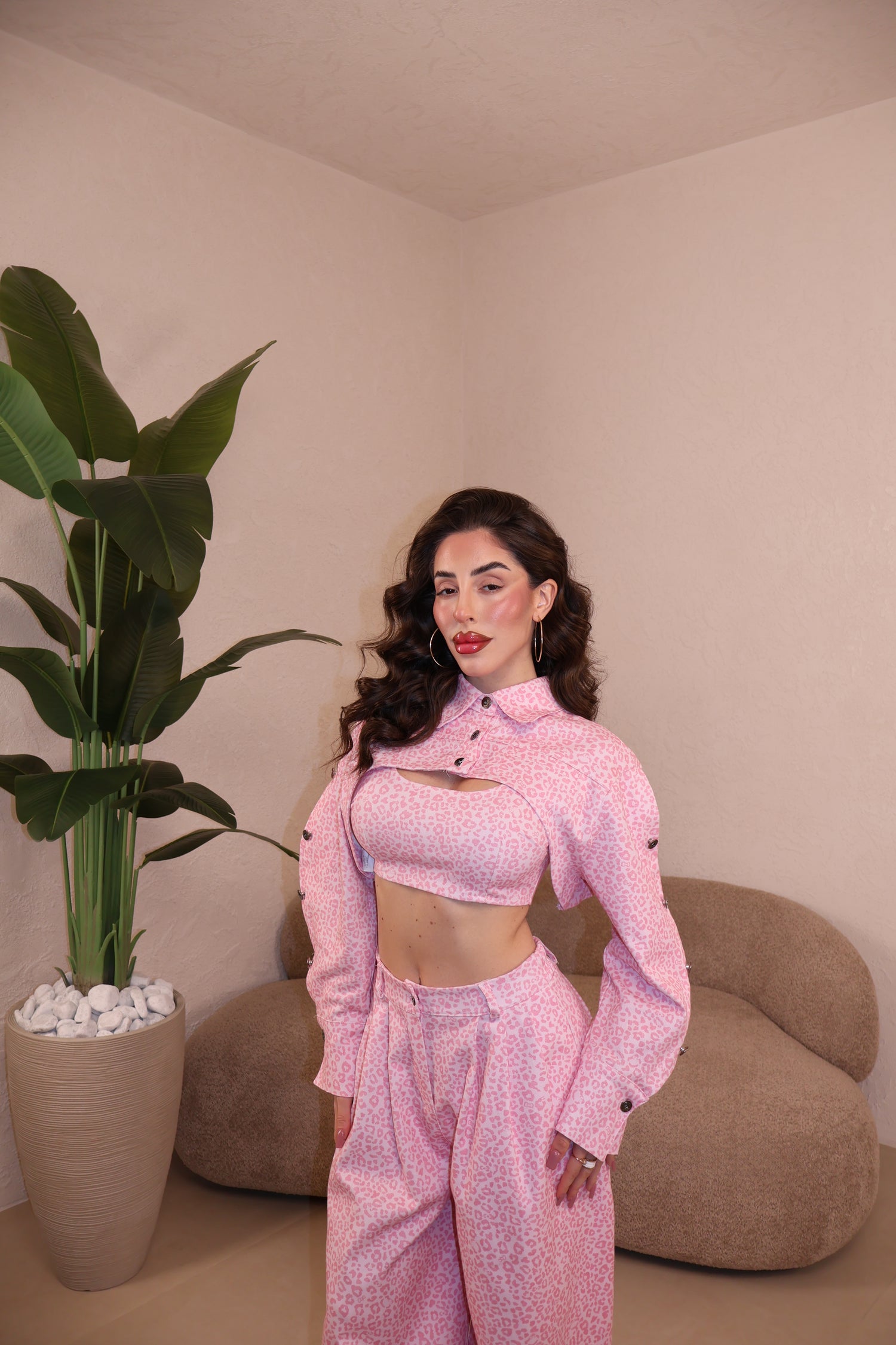 Co/Ord Maculato pink