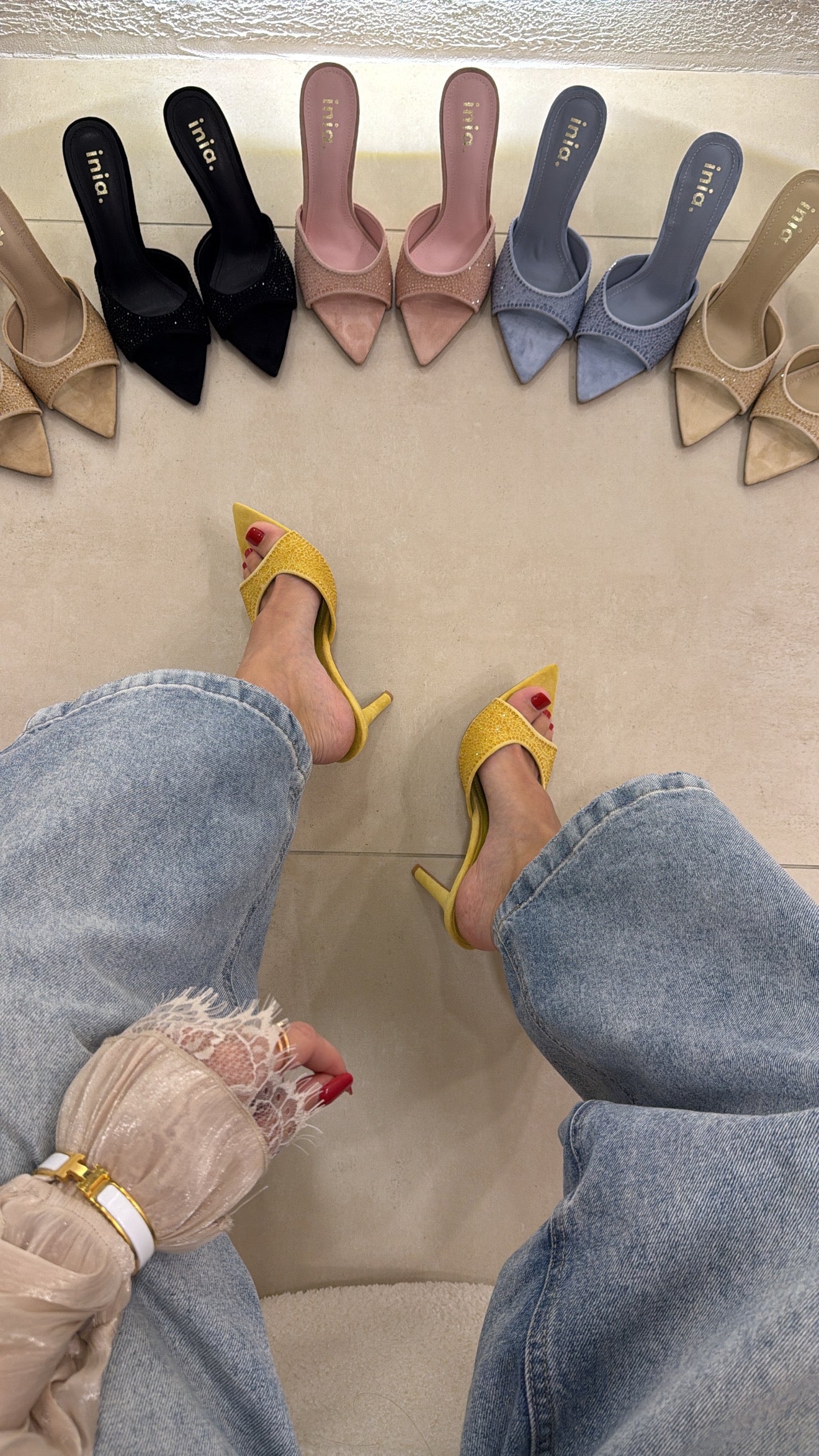 Mules Silla  jaune