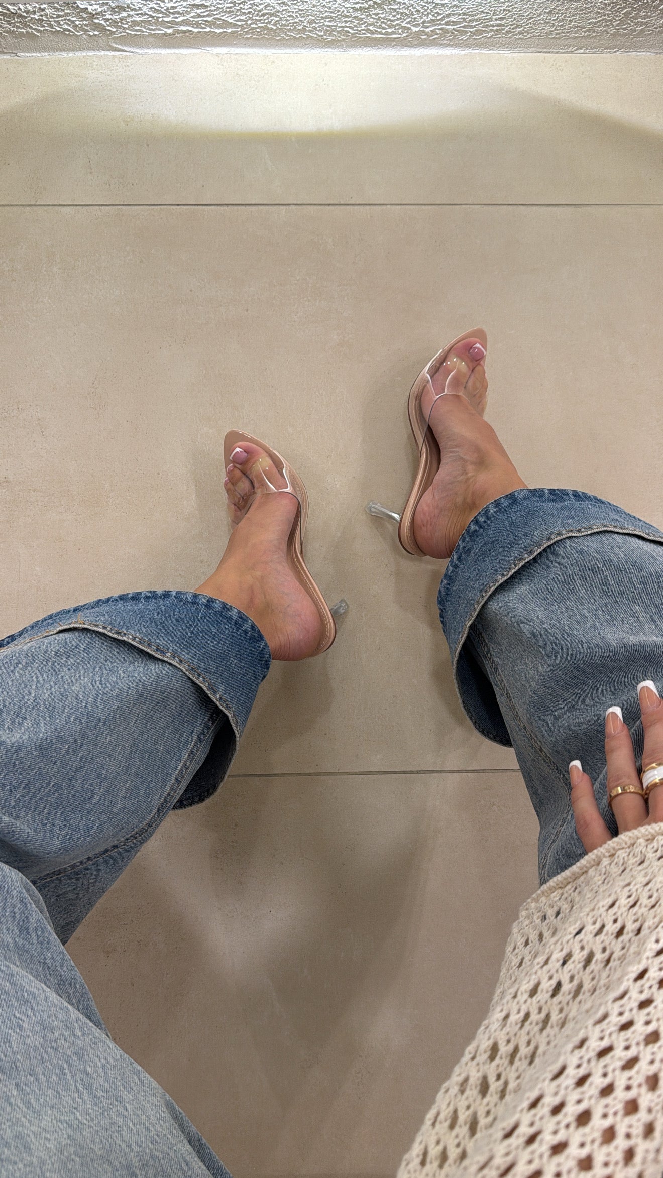 Mules Vinile nude