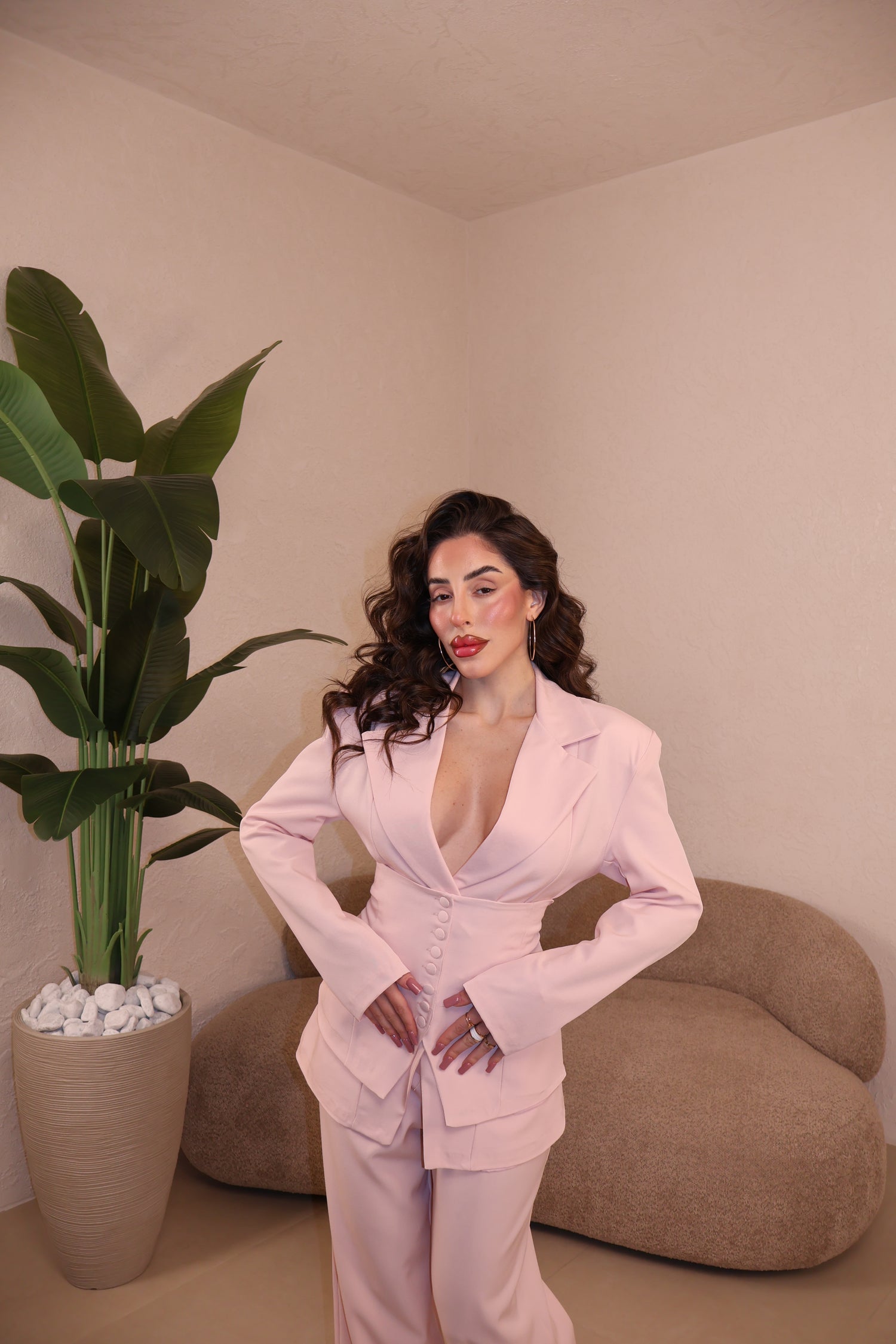 Tailleur Bustier cipria