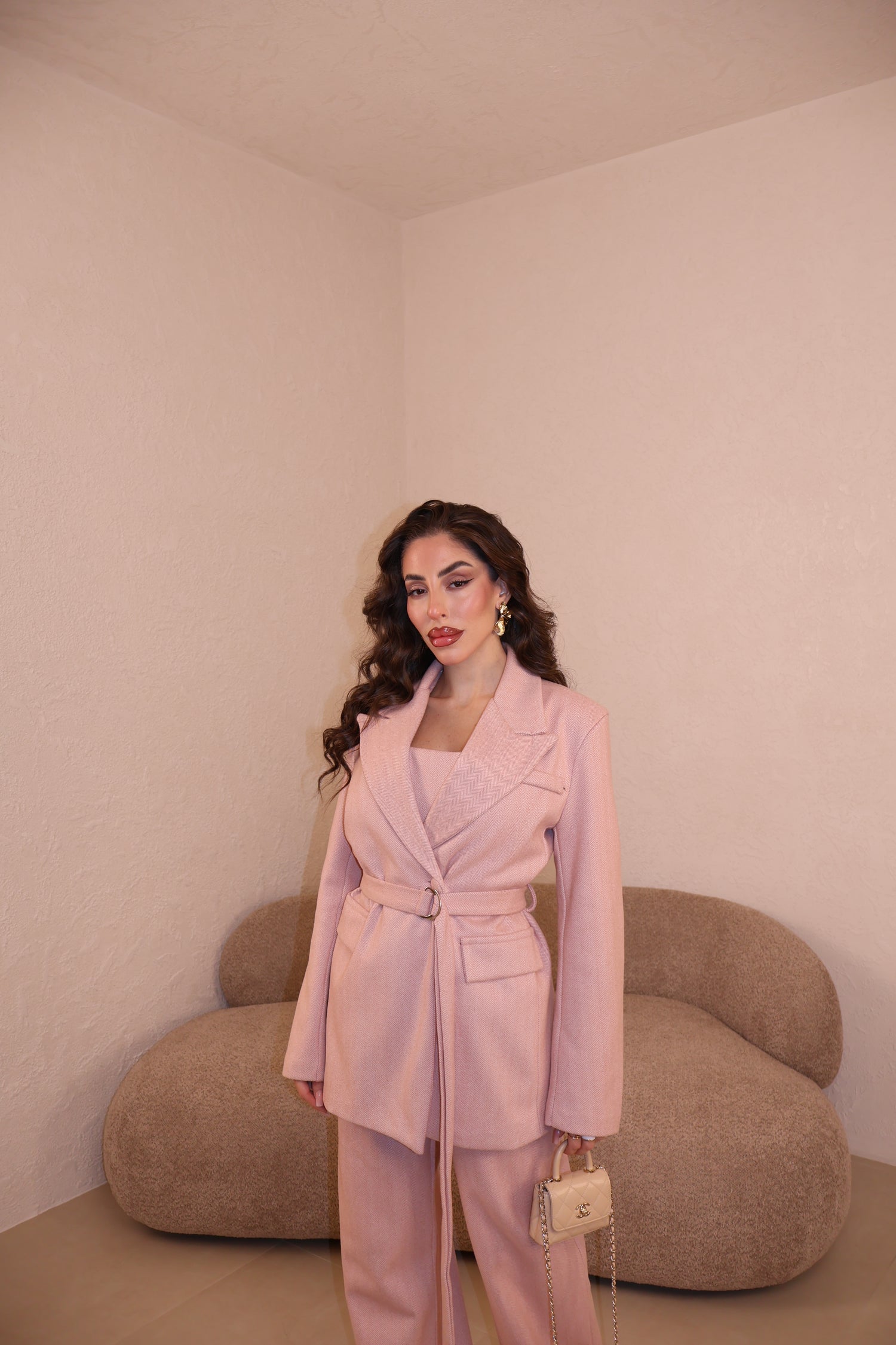 Tailleur Kate cipria