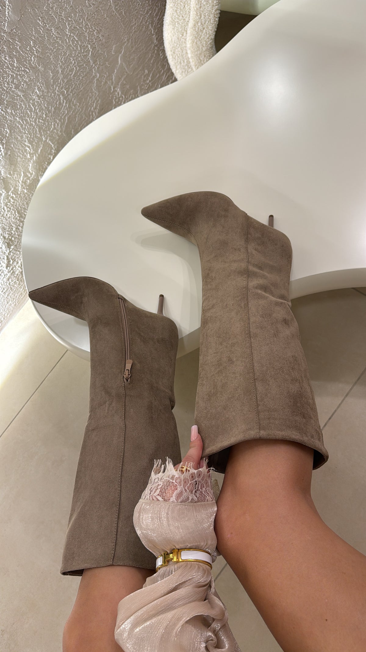 Stivali Zahra khaki