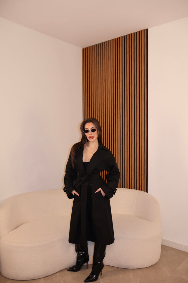 Trench Angelina lungo nero