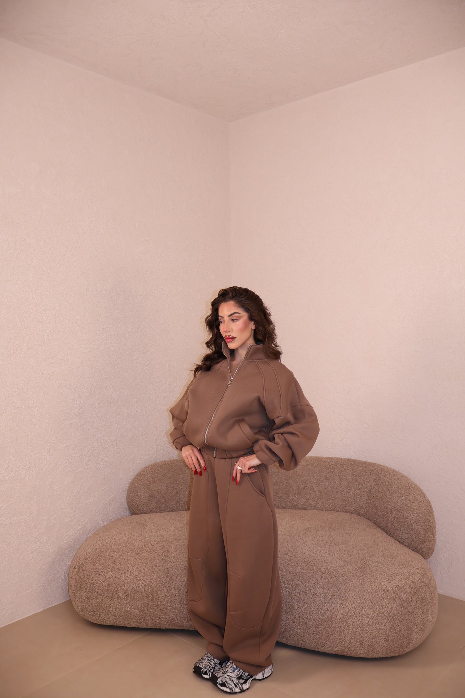 Co/Ord Tuta Clarisse camel