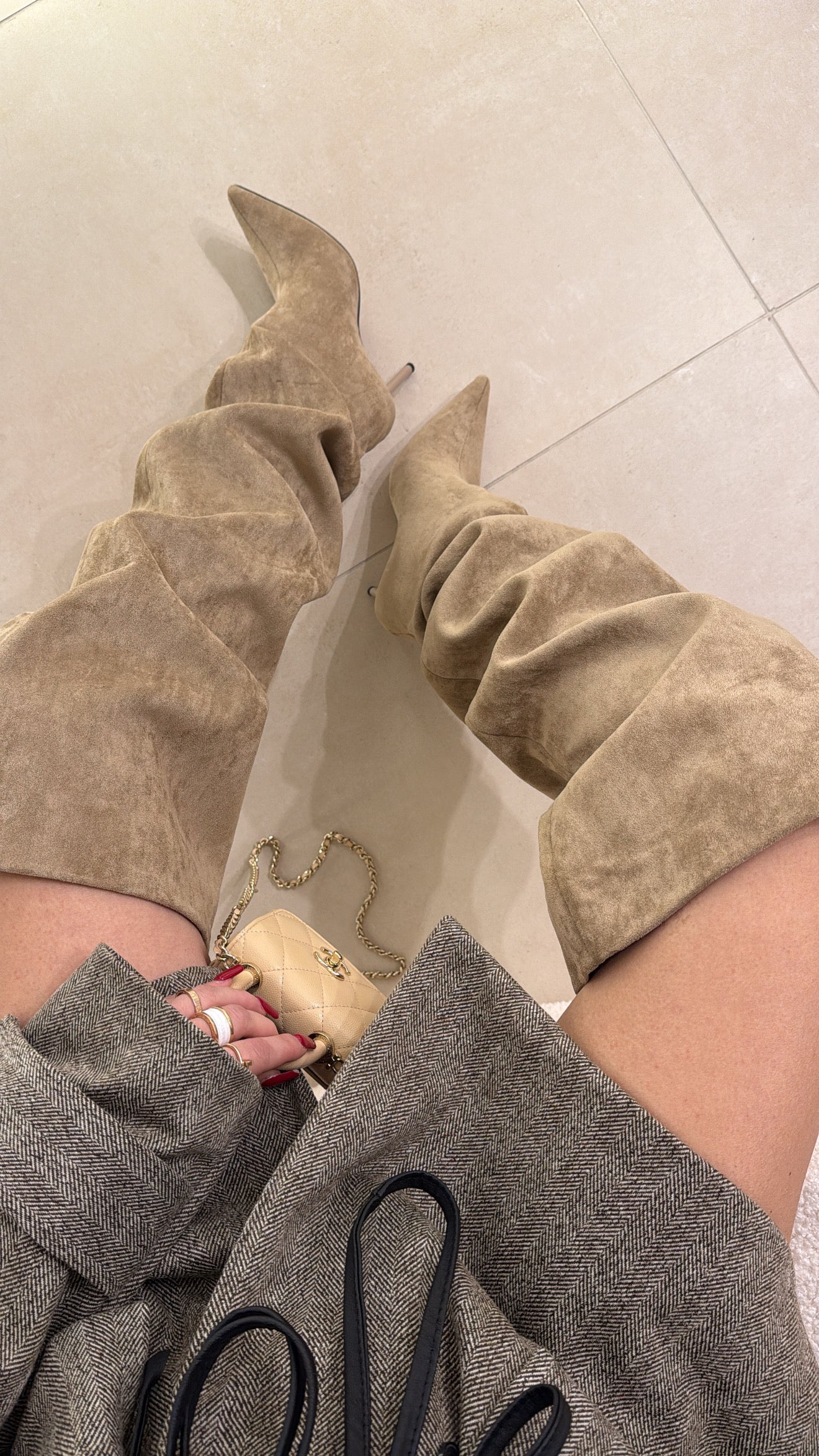 Stivali Ninoska beige