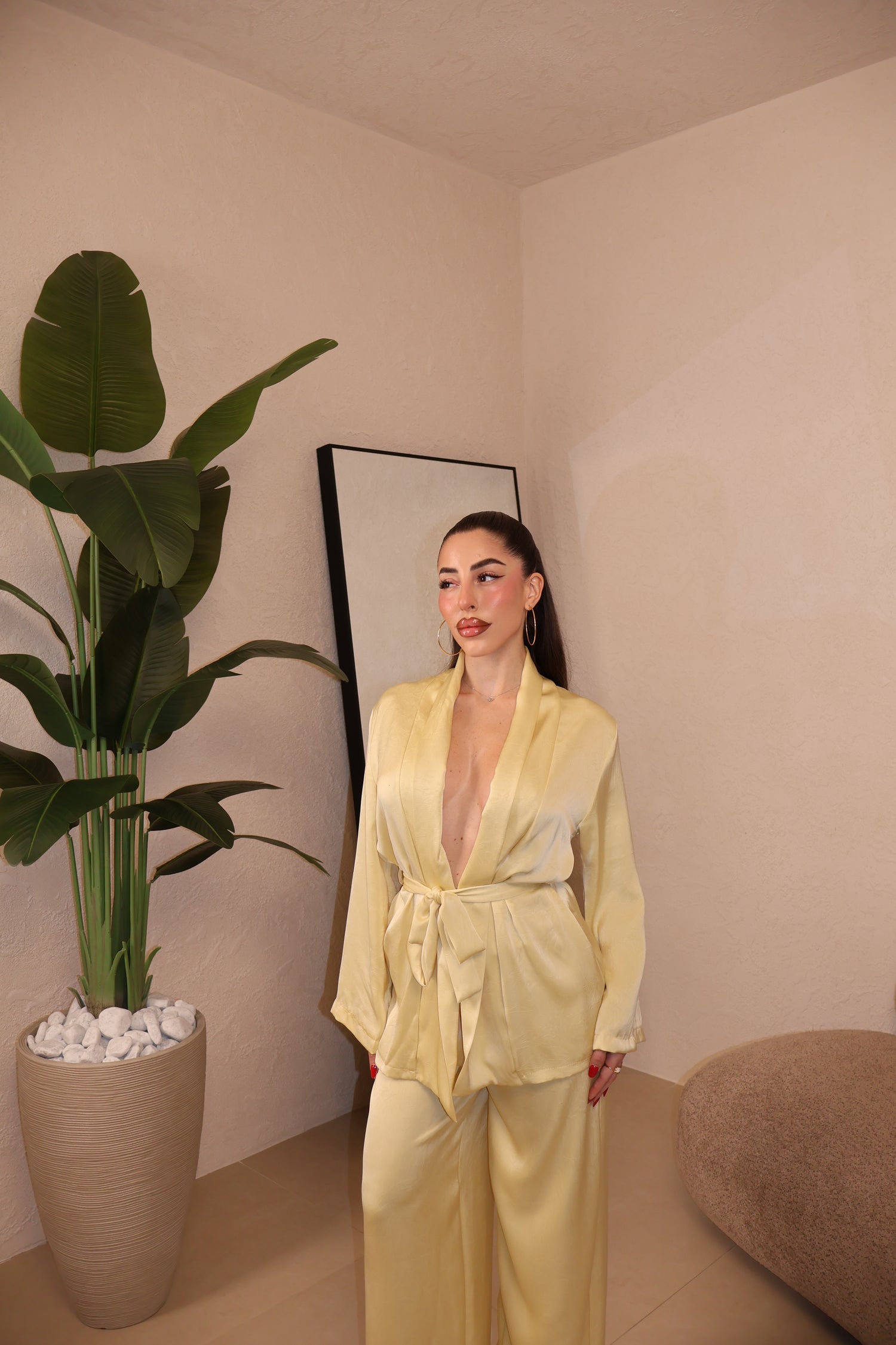 Tailleur Raso jaune