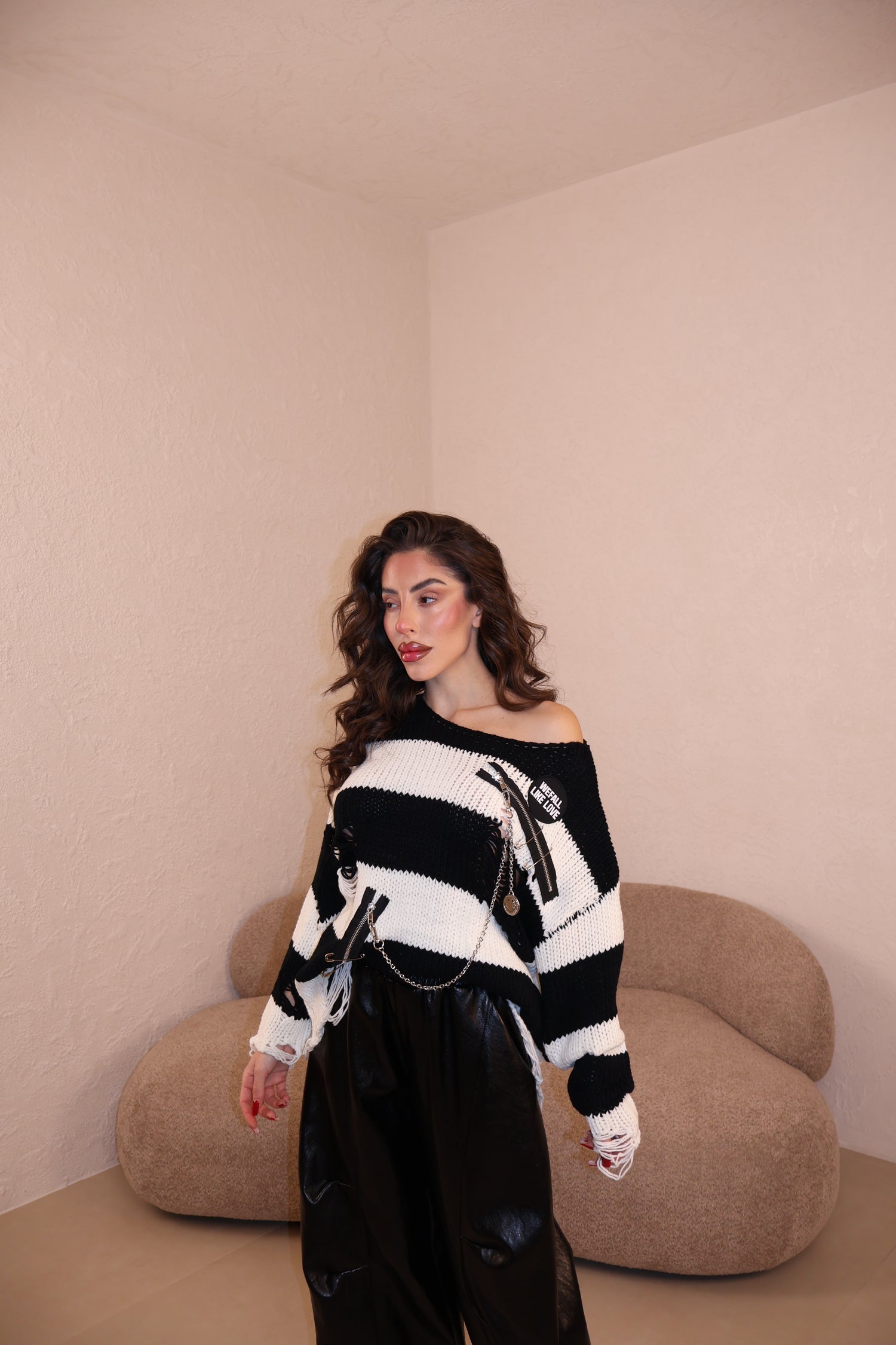 Pullover Chains black