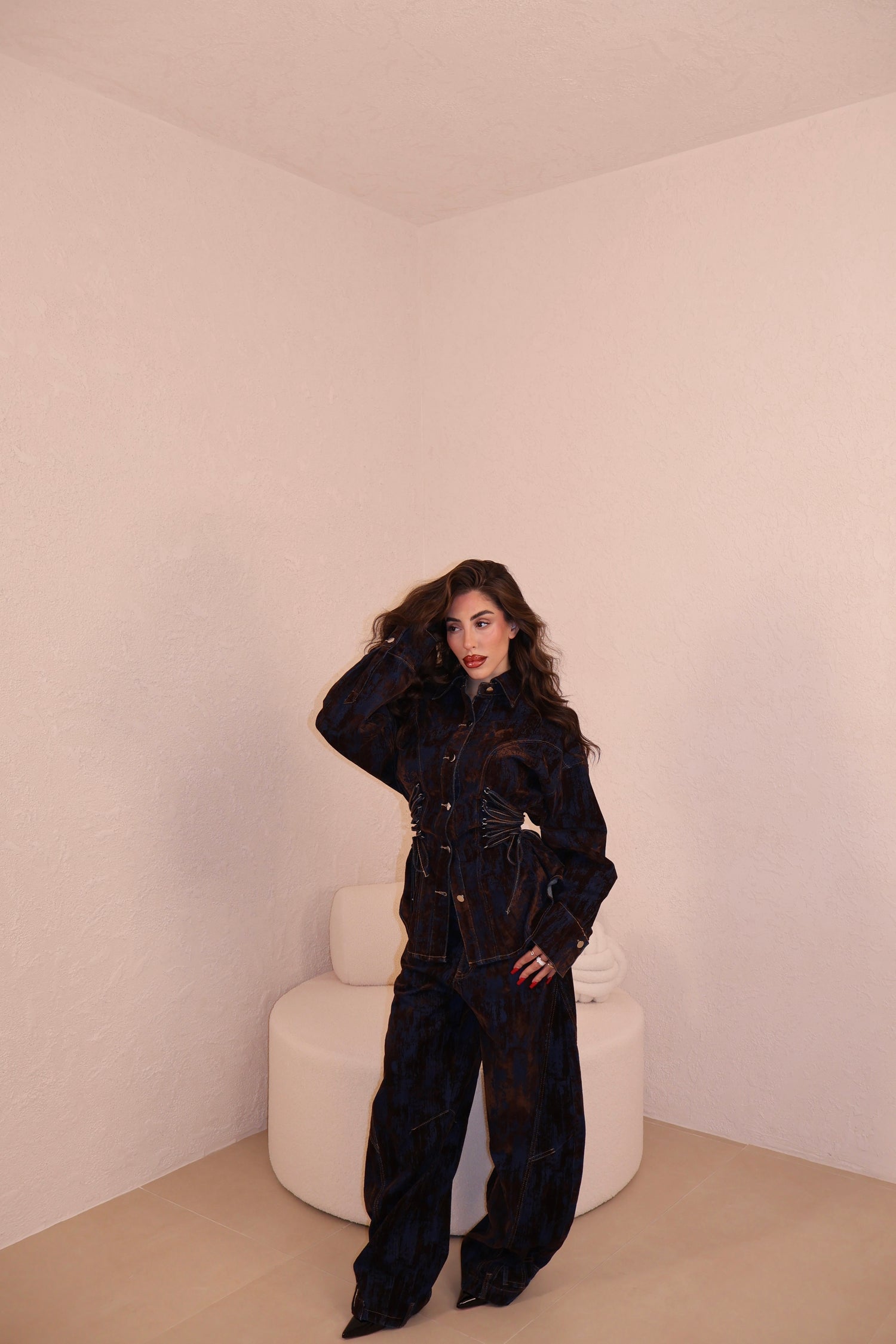 Jeans Chenille marrone